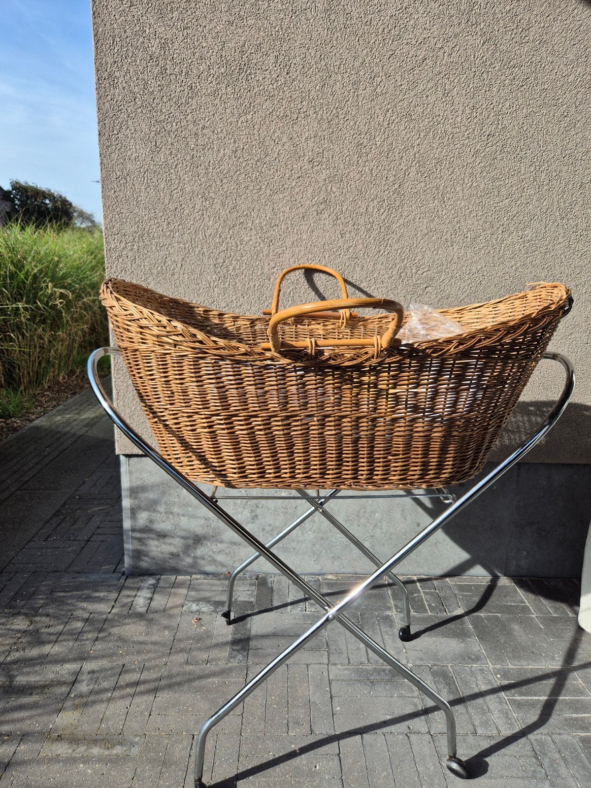 Rieten wieg, Kinderen en Baby's, Ophalen, Gebruikt, Wieg