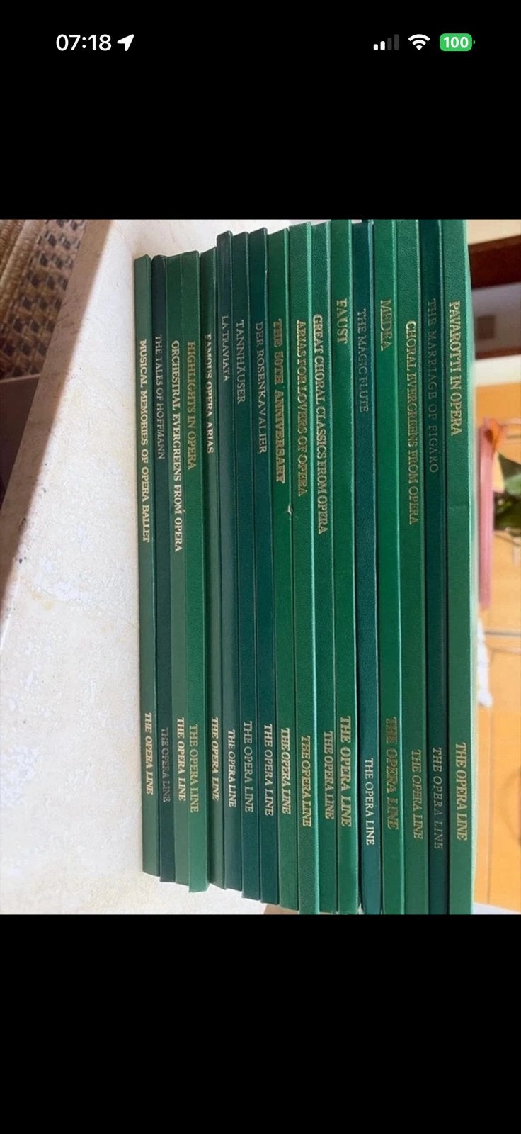 The opera Line, Complete serie, Ophalen of Verzenden, Zo goed als nieuw, Algemeen
