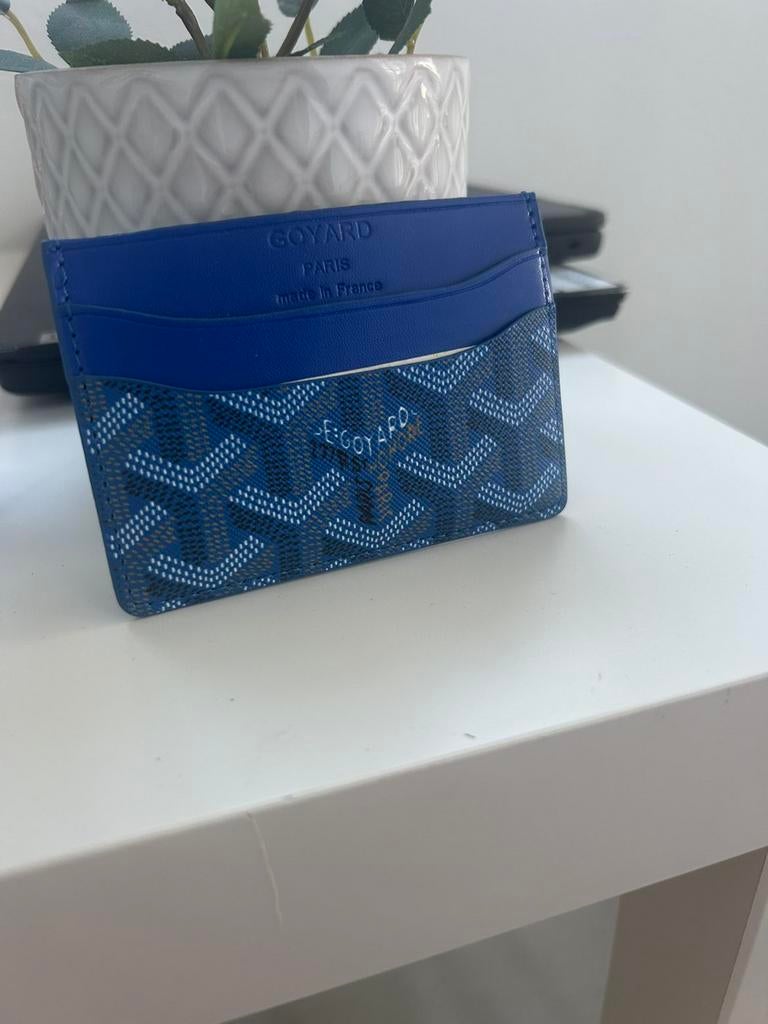 Goyard, Handtassen en Accessoires, Toilettassen, Ophalen of Verzenden, Zo goed als nieuw, Blauw, Heer of Dame