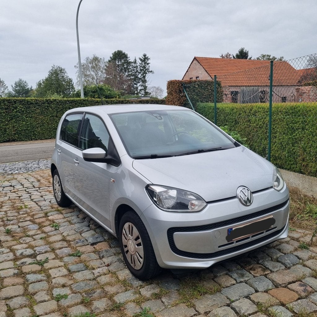 Zeer goed onderhouden VW Up! / Zilver / 2013, Autos, Achat, Air conditionné, Boîte manuelle, 44 kW