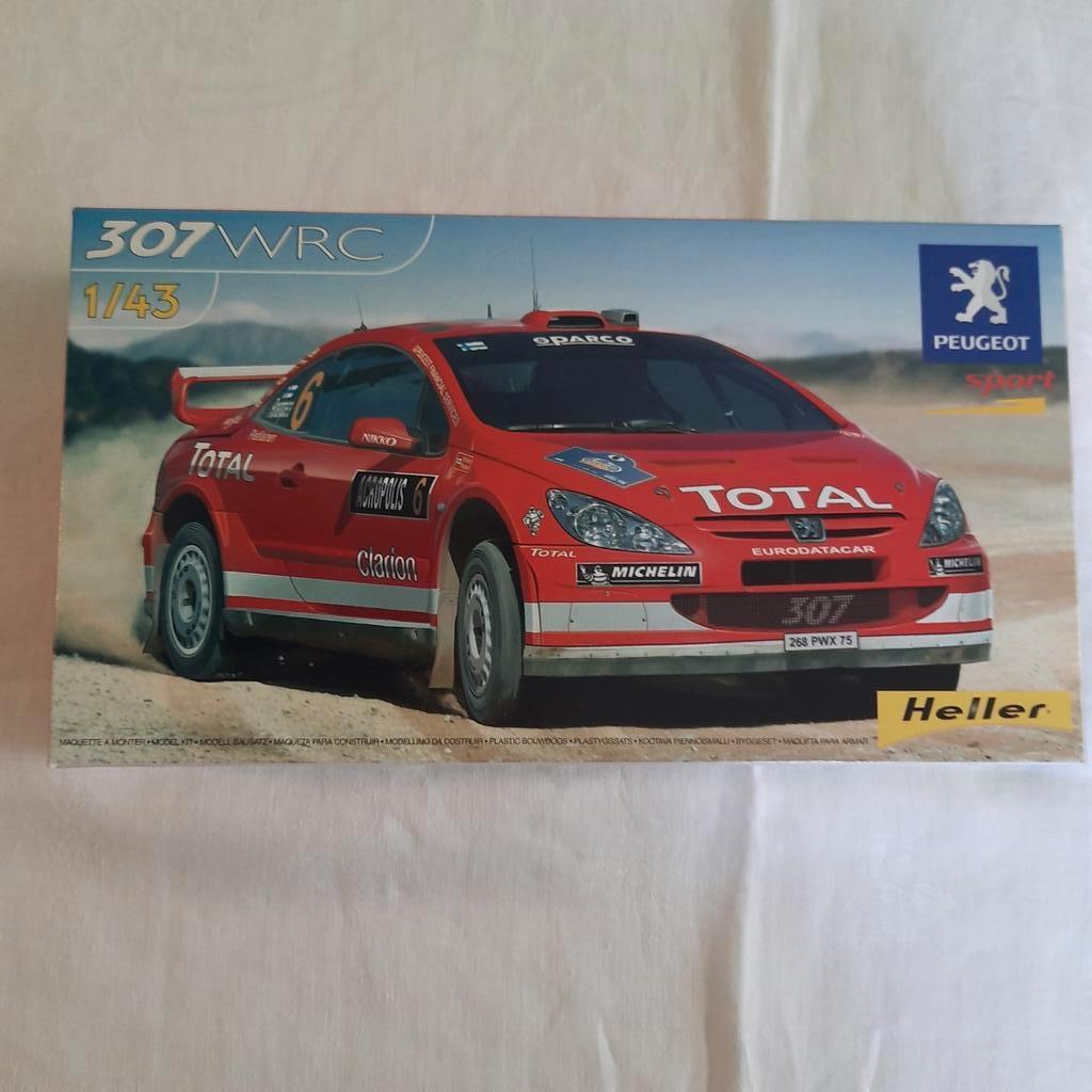 PEUGEOT 307 WRC 1/43 modelkit HELLER *NEUF*, Neuf, Voiture, Enlèvement, Heller