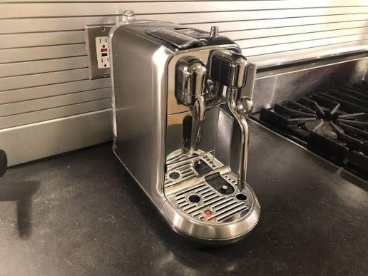 Nespresso creatista plus metal stainless steel, Enlèvement, Neuf, Réservoir d'eau amovible