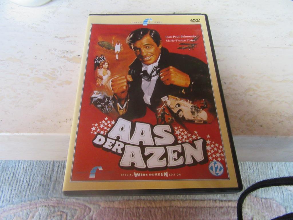 Aas Der Azen met Jean-Paul Belmondo, Cd's en Dvd's, Dvd's | Actie, Vanaf 12 jaar, Ophalen of Verzenden, Zo goed als nieuw, Actie