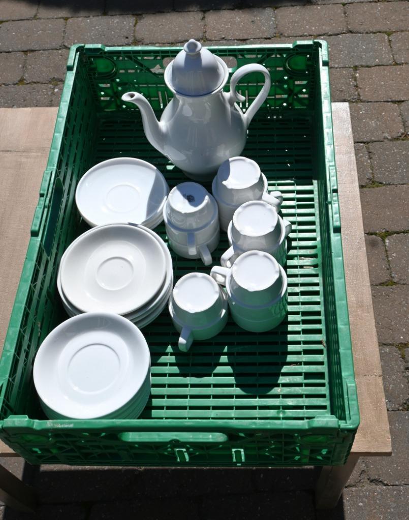 Koffie servies, Enlèvement, Comme neuf, Porcelaine