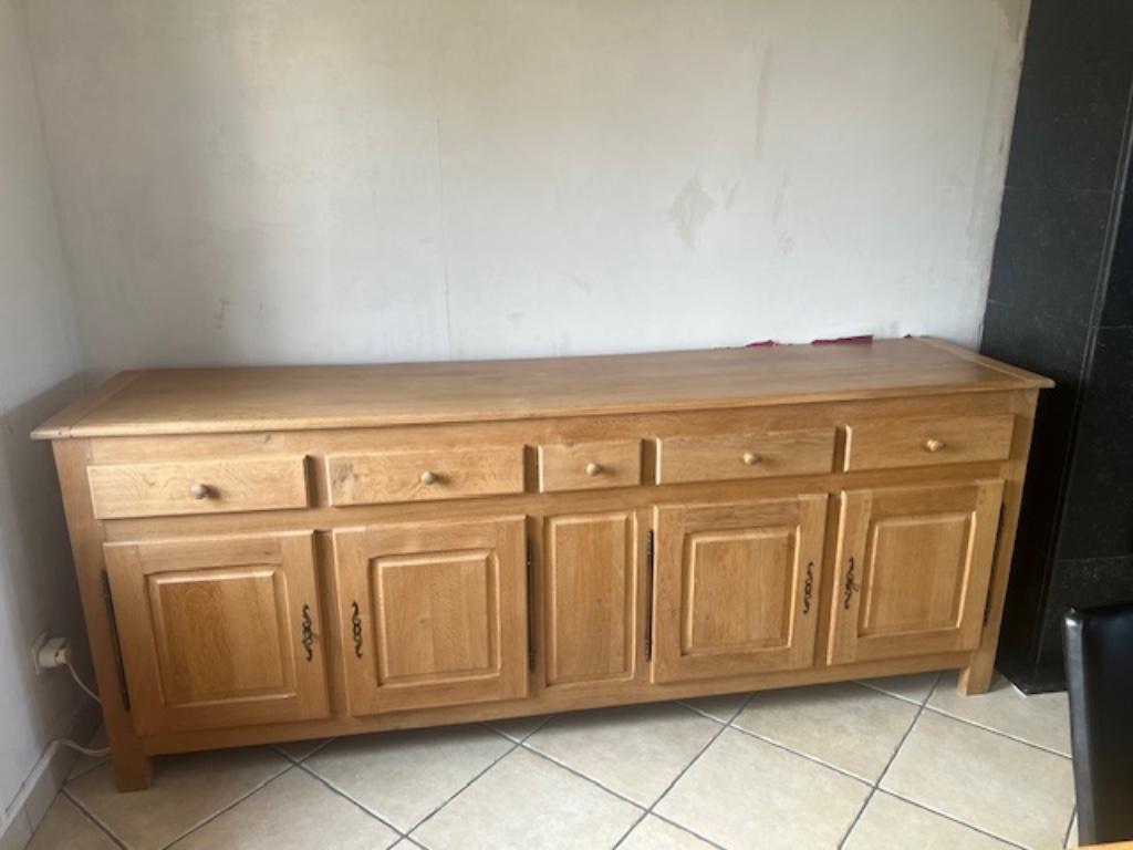 salle à manger, Maison & Meubles, Enlèvement, Utilisé, Meuble en chêne, 4 à 6 chaises