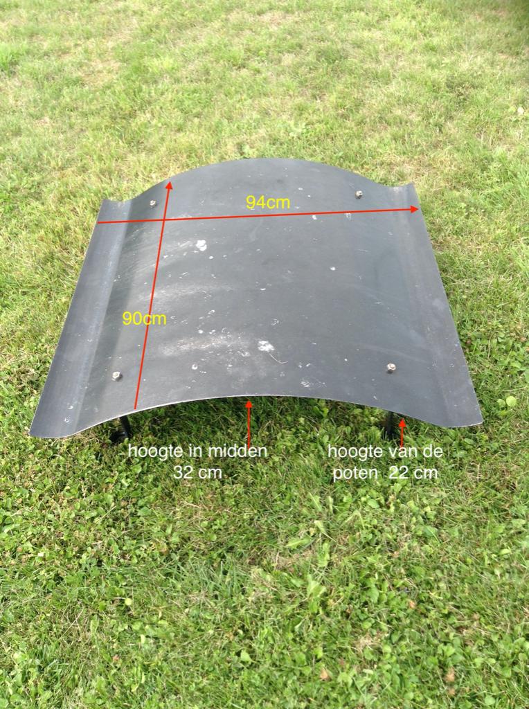 schoorsteenkap, Ophalen, Zo goed als nieuw