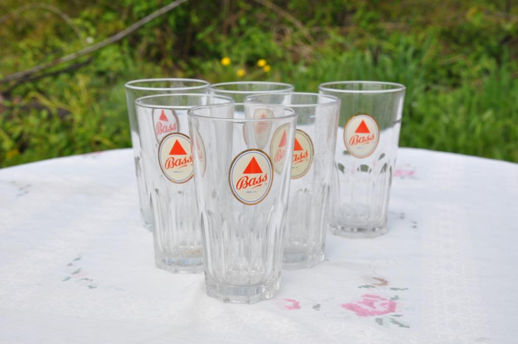 6 verres bass since 1777, Collections, Enlèvement ou Envoi, Comme neuf, Verre ou Verres, Autres marques