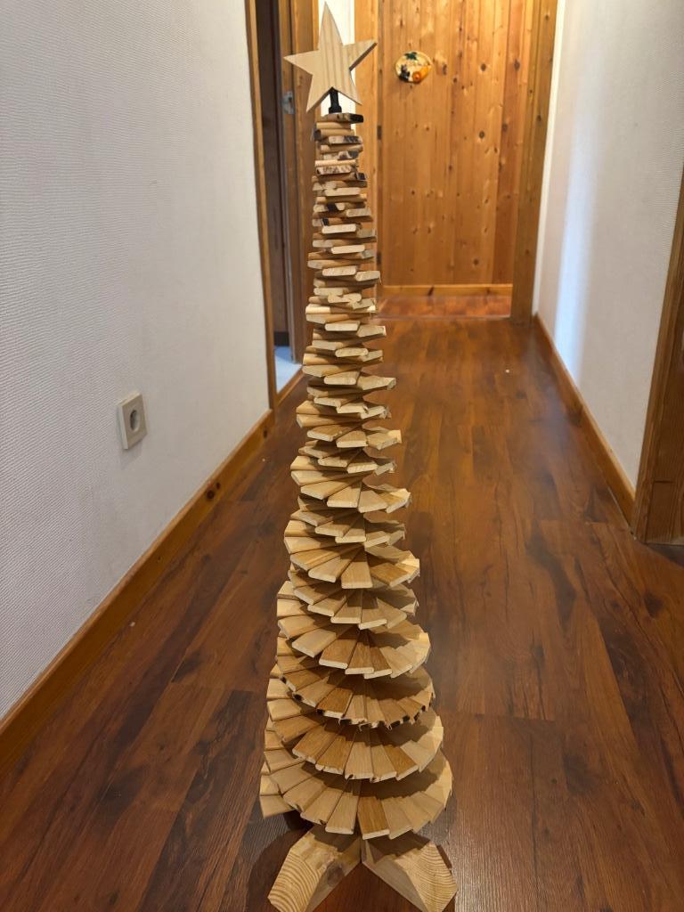Sapin de Noël en bois, Divers, Enlèvement, Neuf