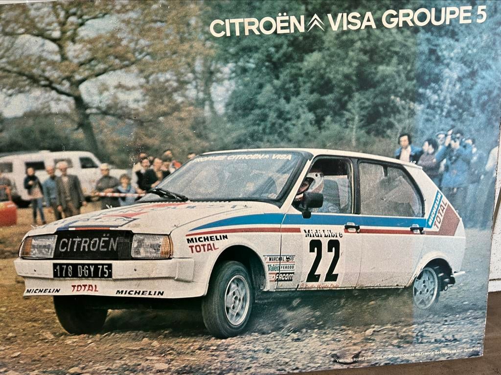 Affiche originale du concessionnaire Citroën Visa Chrono, Enlèvement, Comme neuf