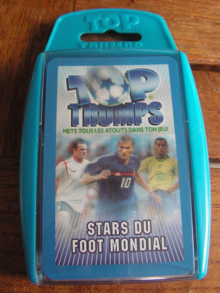 Kaartspel ‘Top Trumps’ Stars du Foot Mondial., Ophalen of Verzenden, Zo goed als nieuw