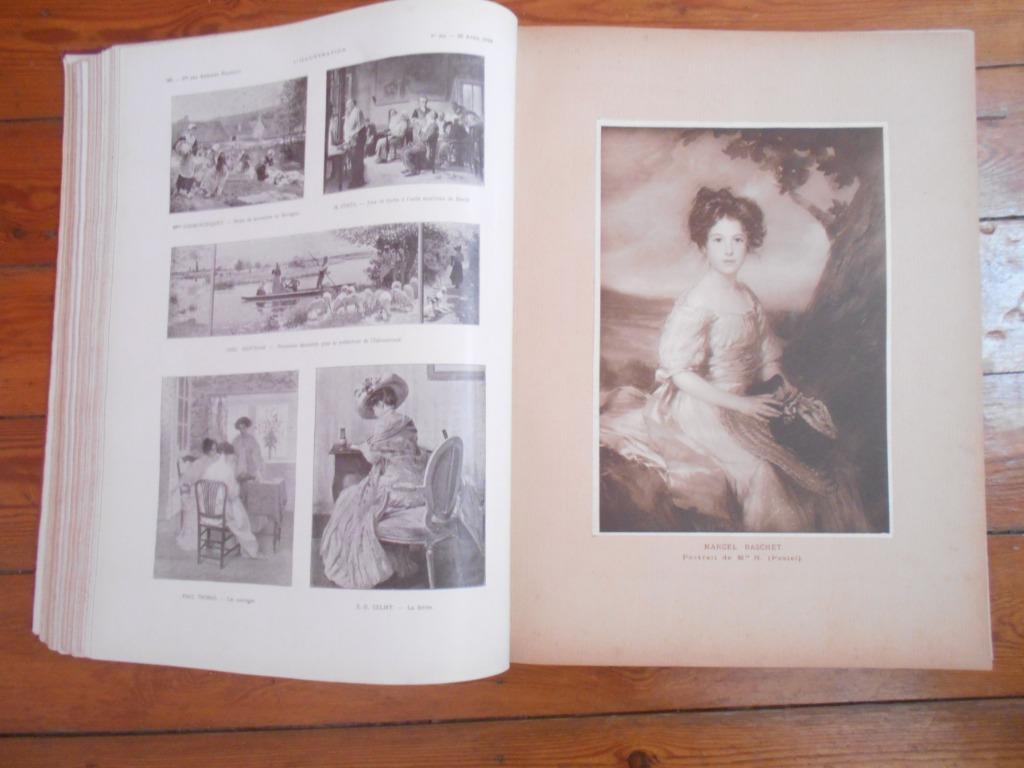 gros livre ancien (9 kg) L'illustration universelle, Antiek en Kunst, Ophalen of Verzenden