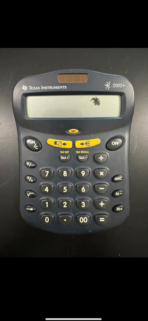 Calculatrice Texas Instruments, Ophalen, Gebruikt