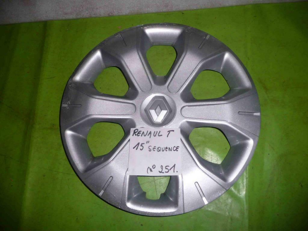 enjoliveur Renault 15''  (n°251) 1pc, 15 pouces, Enlèvement ou Envoi, Utilisé, Autre