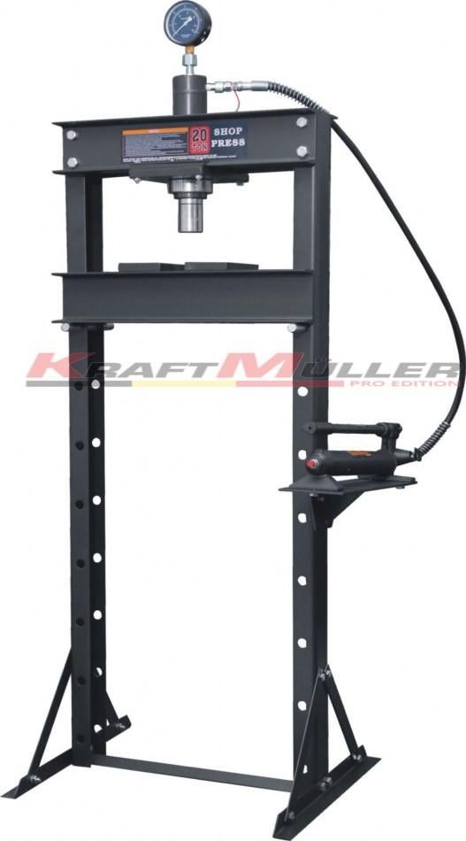 Presse hydraulique d’atelier 20 tonnes KraftMüller, Enlèvement, Neuf