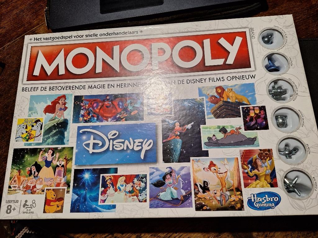 MONOPOLY DISNEY 2016 NEERLANDAIS, Cinq joueurs ou plus, Enlèvement ou Envoi, Comme neuf, Hasbro