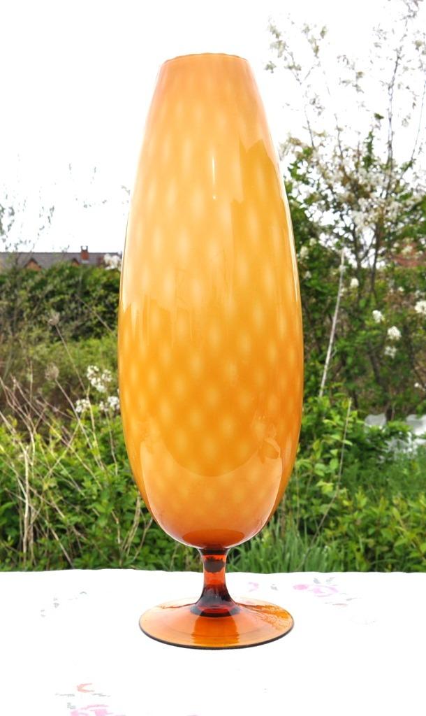 très grand vase décoratif sur pied année 50/60, Enlèvement ou Envoi