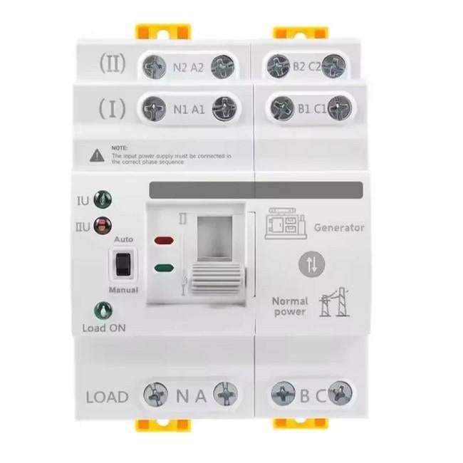 ATS autom. noodstroom schakelaar 63A 2of4P thuisbatterij gen, Ophalen of Verzenden, Nieuw, Schakelaar