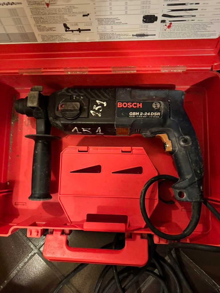 Bosch burineur foreuse, Bricolage & Construction, Outillage | Foreuses, Enlèvement ou Envoi, Utilisé