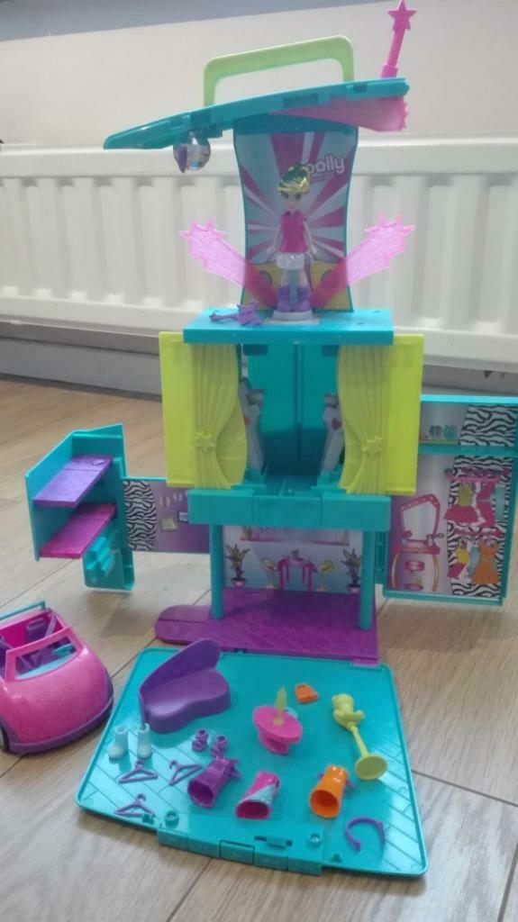 Polly pocket, pop en lock, Kinderen en Baby's, Speelgoed | Poppen, Gebruikt, Overige typen, Ophalen of Verzenden