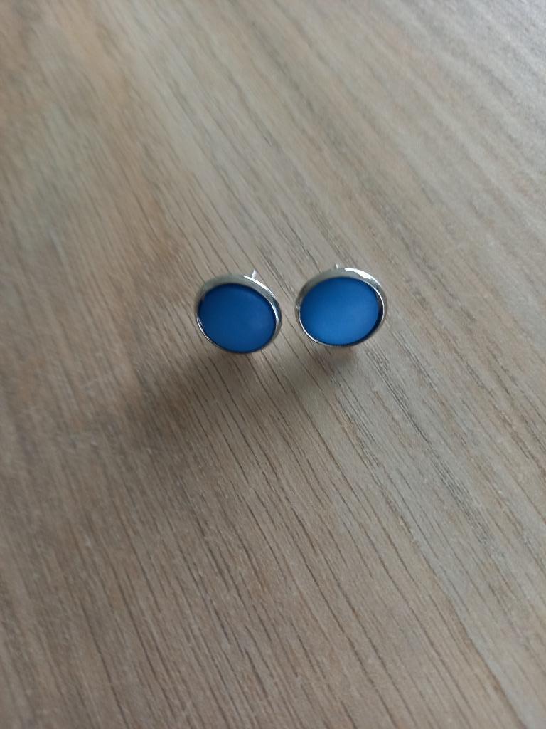 Oorbellen, Bijoux, Sacs & Beauté, Boucles d'oreilles, Puces ou Clous, Enlèvement ou Envoi, Comme neuf, Autres matériaux