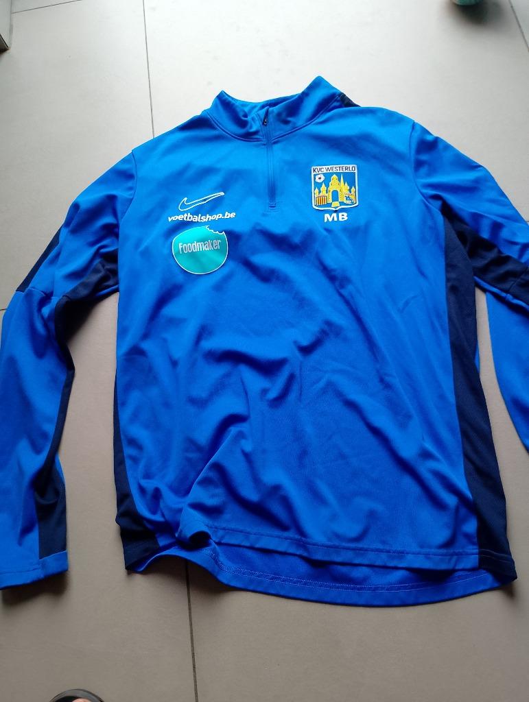 Voetbaltrui Nike KVC Westerlo maat L - MB erop, Taille L, Enlèvement ou Envoi