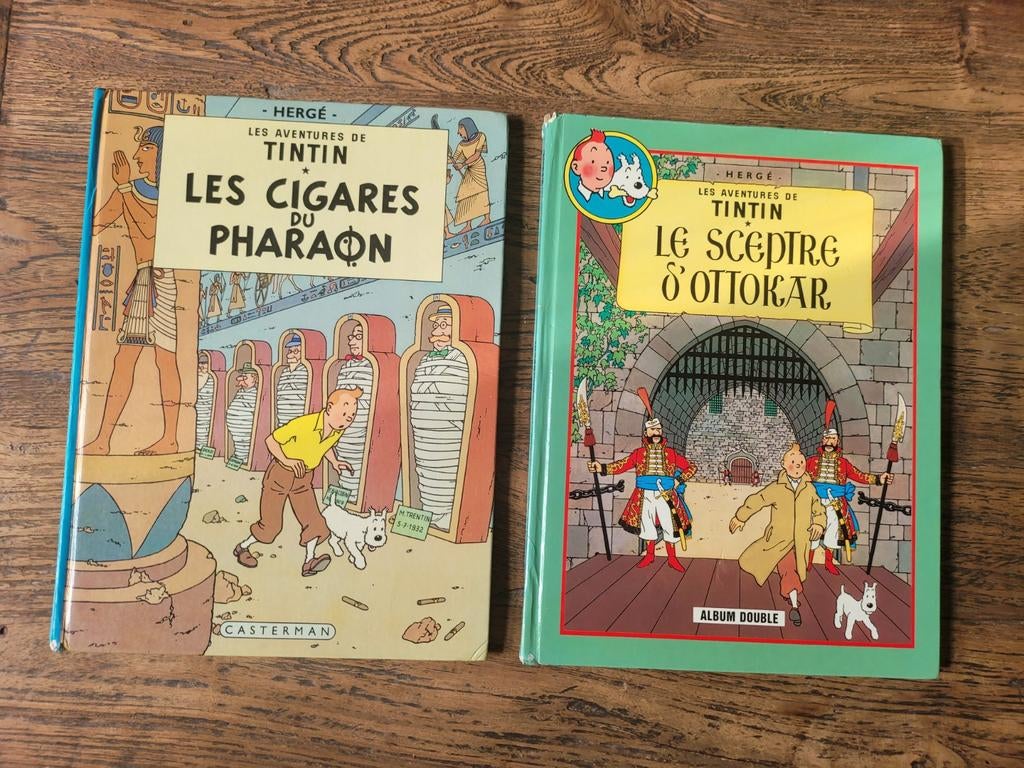 Albums Tintin 1966 et 1988, Enlèvement ou Envoi