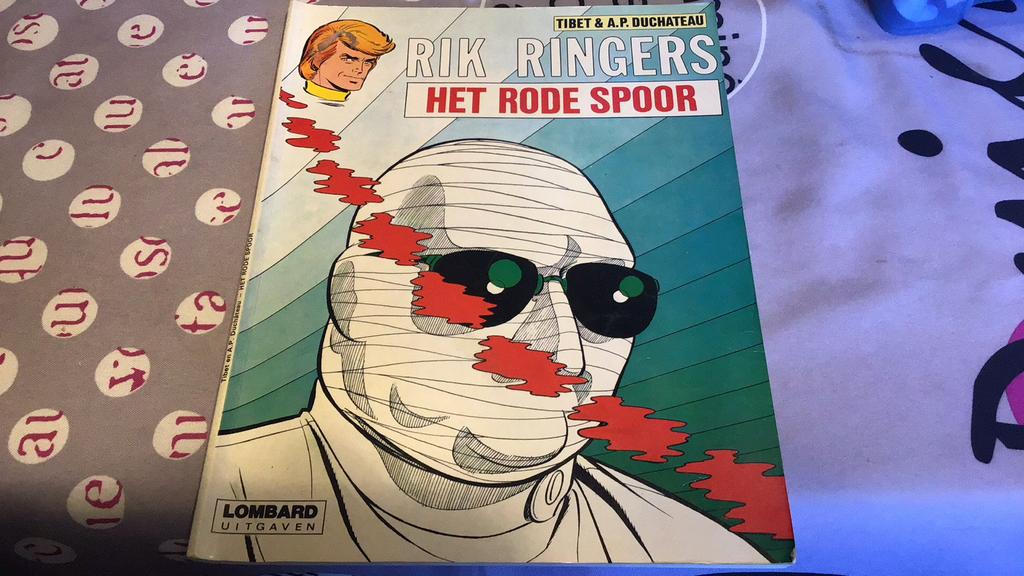 Rik Ringers het rode spoor (e), Eén stripboek, Ophalen of Verzenden, Gelezen