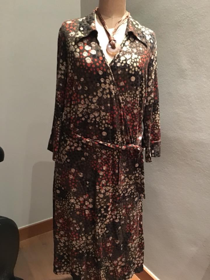 Marina RINALDI, robe portefeuille, NEUF, taille M (46/48), Vêtements | Femmes, Marina Rinaldi, Enlèvement ou Envoi, Neuf, Sous le genou