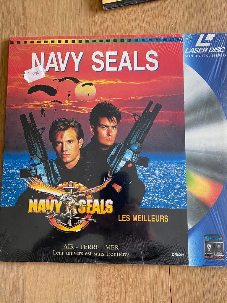 2 laser disc Navy Seals, Justice sauvage., Comme neuf