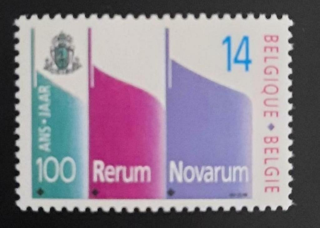 Belgique : COB 2408 ** Rerum Novarum 1991, Sans timbre, Neuf, Enlèvement ou Envoi, Non oblitéré