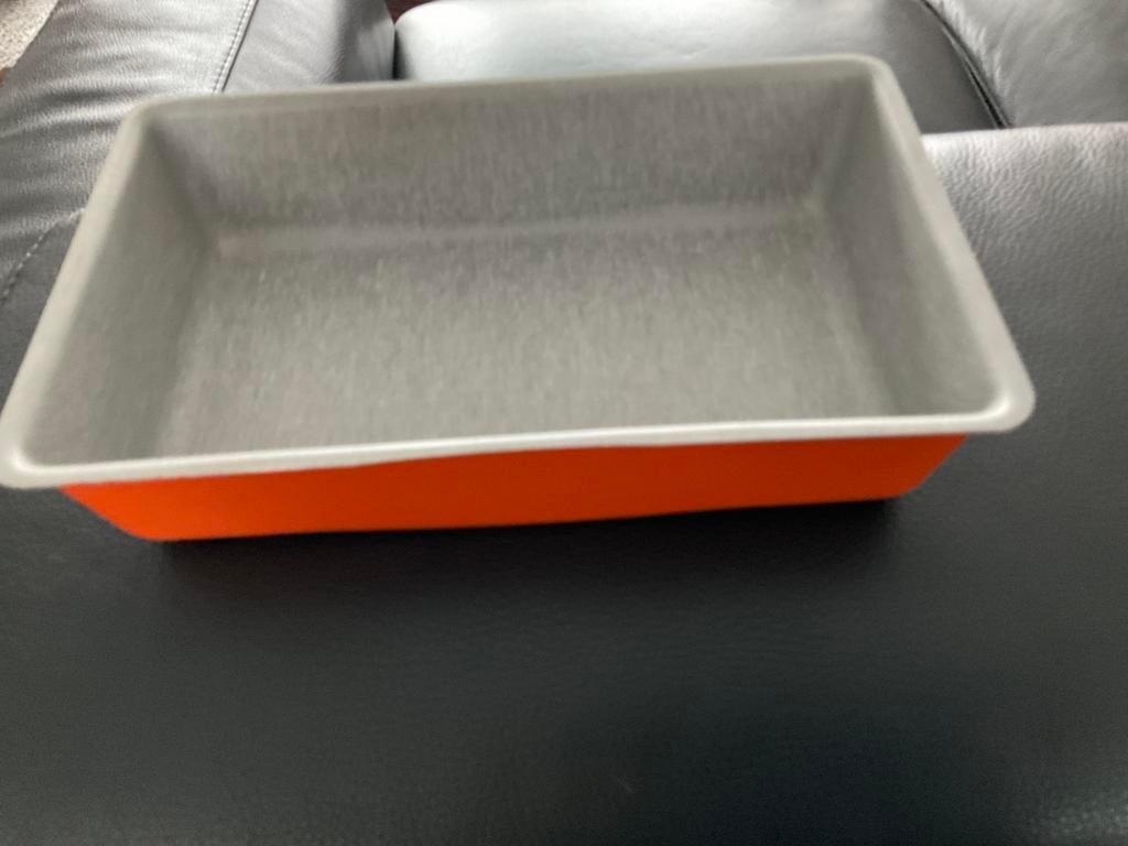Broodbakvorm 27 cm x 17 cm antikleef, Ophalen of Verzenden, Zo goed als nieuw