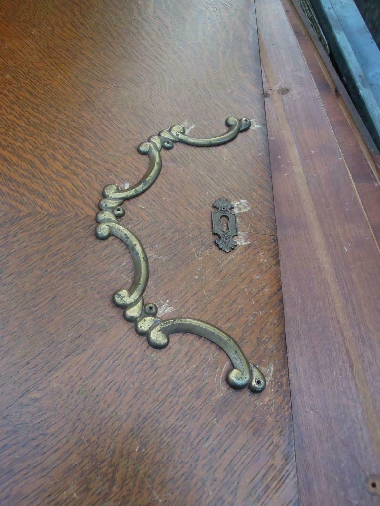 kast furniture in koper /metaal kleerkast garnituur  vintage, Ophalen of Verzenden