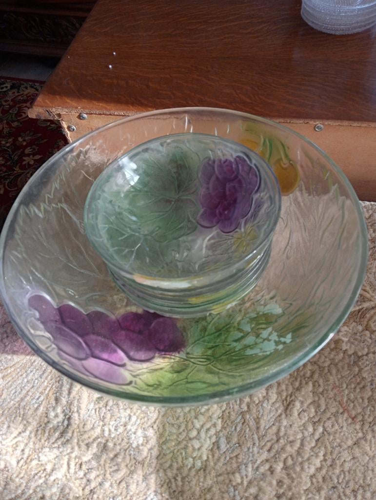 Plats et plateaux en verre vintage, Enlèvement