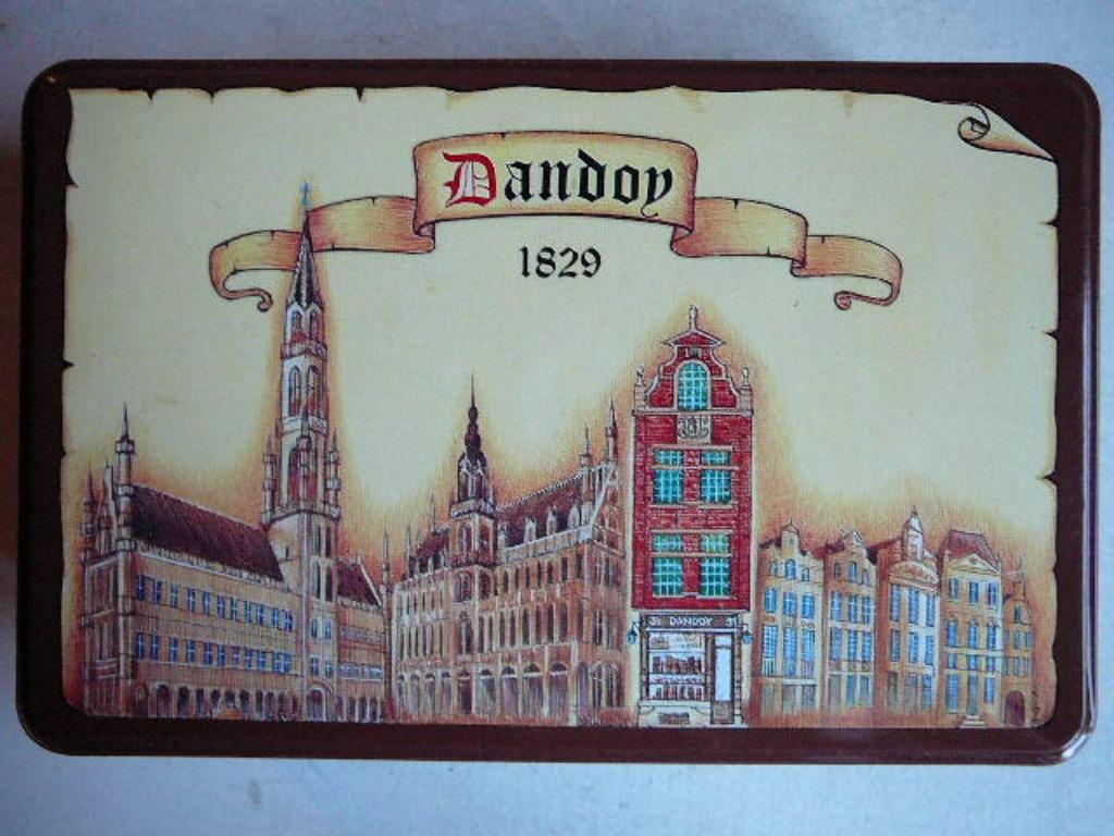 Dandoy lege blikken koekjesdoos, Ophalen of Verzenden, Gebruikt, Koek(jes), Overige merken