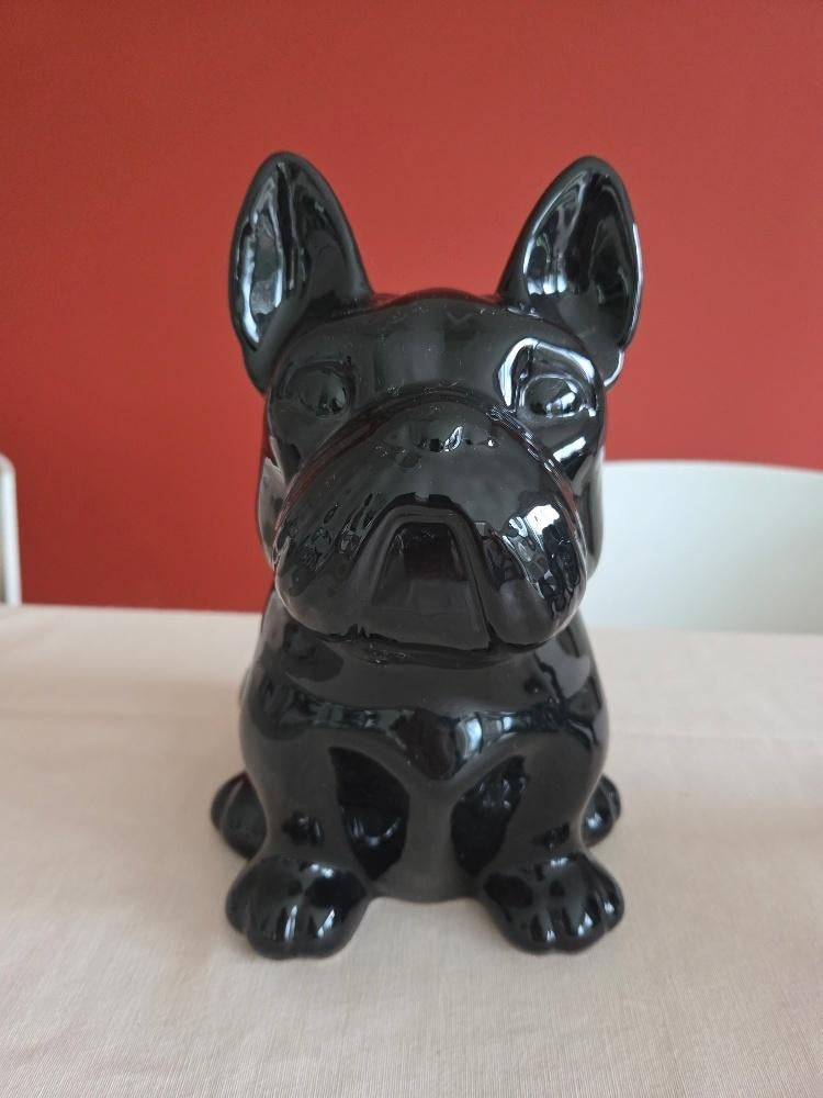 grote spaarpot Franse bulldog - frenchie - nieuw!, Ophalen, Nieuw, Steen, Aardewerk of Keramiek, Dier