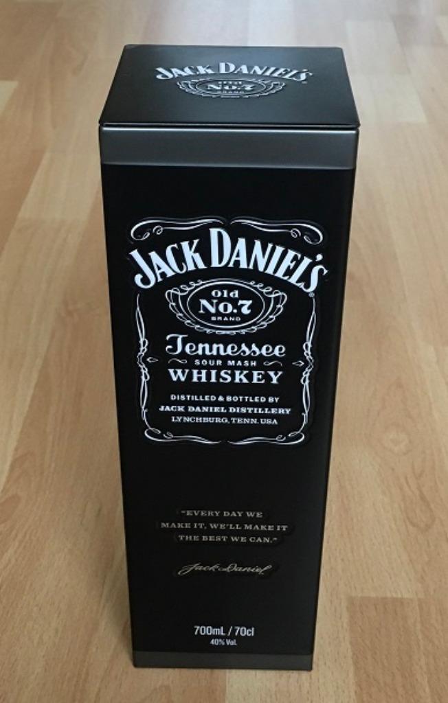 Jack Daniels Blikken doos, Verzamelen, Biermerken, Ophalen, Zo goed als nieuw, Overige typen, Overige merken
