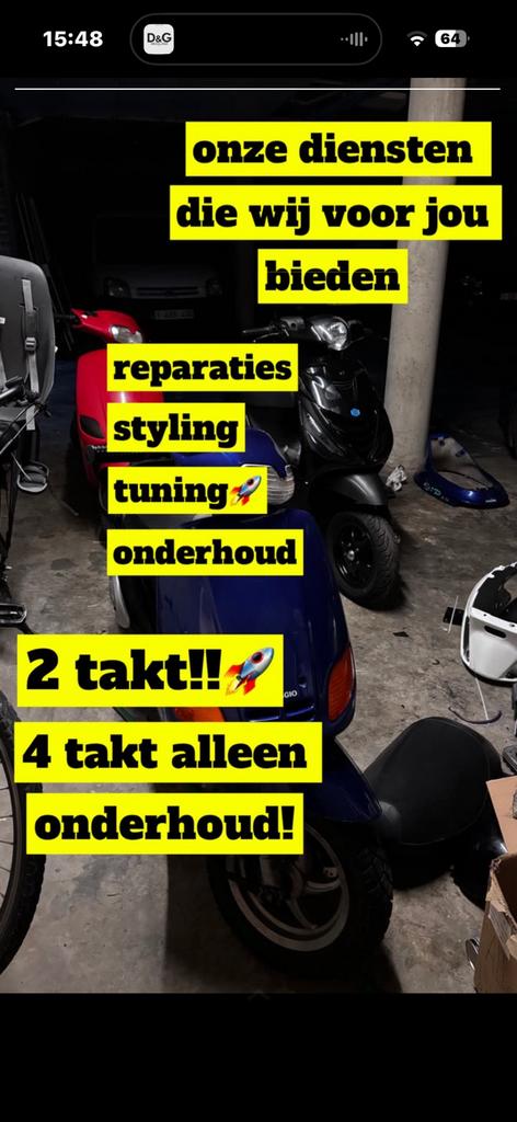 scooter reparatie, Motoren, Ophalen