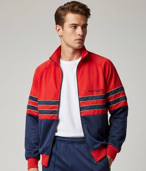 Vintage Sportswear Jacket, Ophalen of Verzenden, Zo goed als nieuw, Blauw, Algemeen