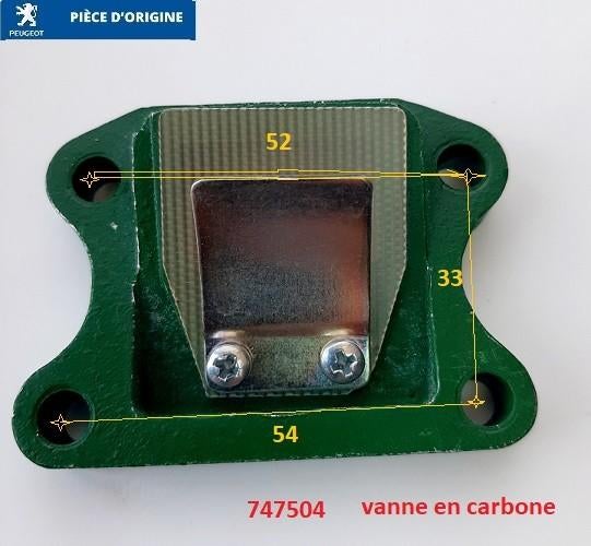 Valve en carbone Peugeot Reed Valve, Vélos & Vélomoteurs, Envoi, Neuf, Peugeot