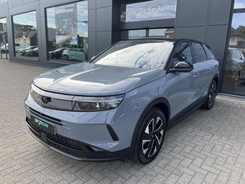 Opel Grandland GS 1.2 HYBRID eDCT 136, Auto's, Opel, 1199 cc, 136 pk, Lederen bekleding, Bedrijf