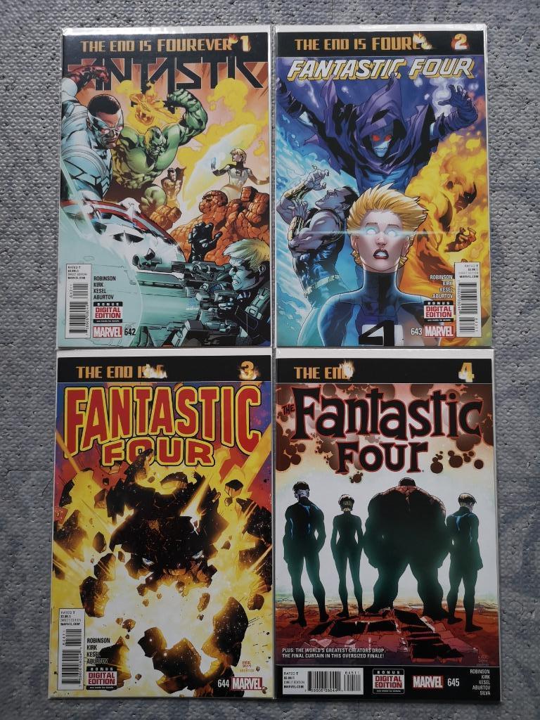 Fantastic Four #642-645 (2015) The End Is Forever, Boeken, Complete serie of reeks, Ophalen of Verzenden, Nieuw