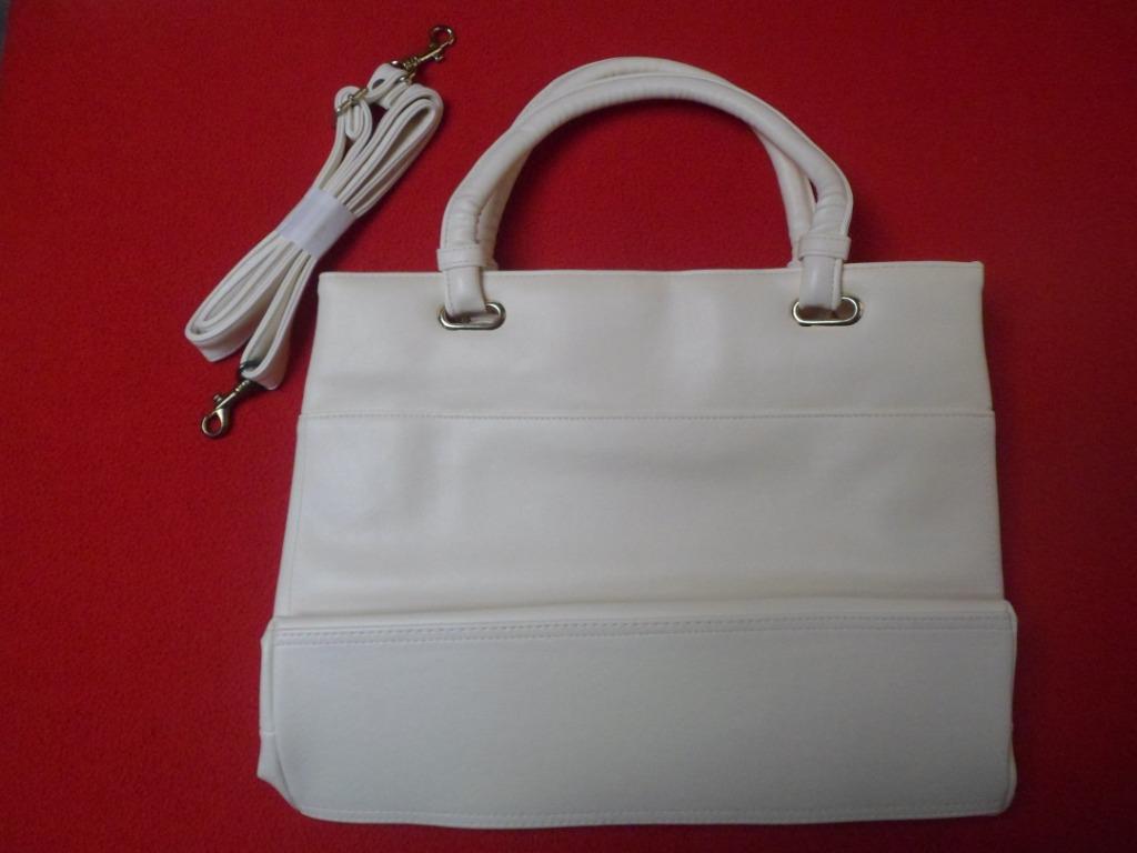 Handtas zacht wit leder (nieuw), Ophalen of Verzenden, Nieuw, Wit, Handtas