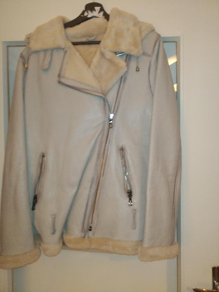 Manteau en cuir gris neuf, Vêtements | Femmes, Enlèvement, Neuf, Taille 42/44 (L), Gris
