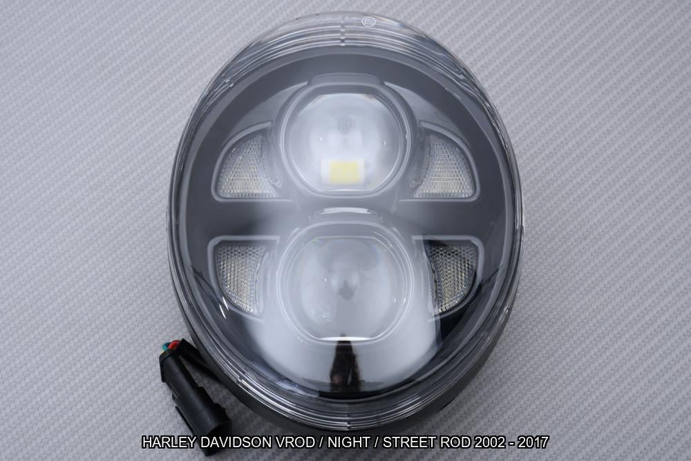 Koplamp / Voorlicht LED AVDB HARLEY DAVIDSON VROD 2002 2017, Motoren, Ophalen of Verzenden, Nieuw