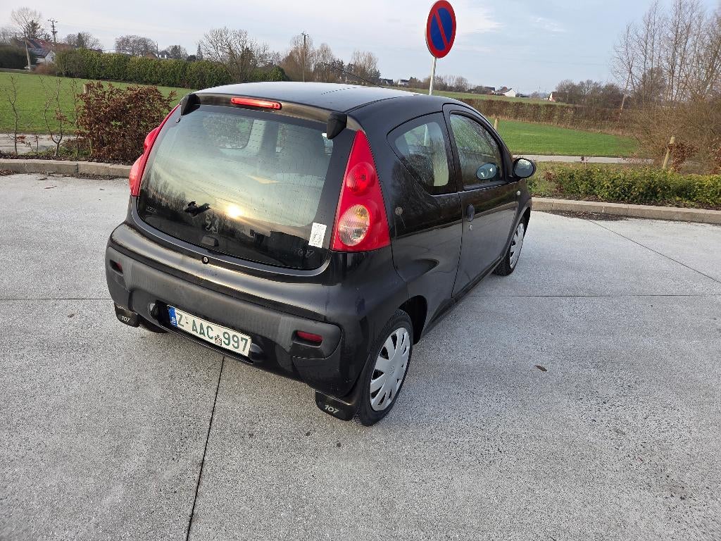 Peugeot 107 2008 121749 km garantie 1 an, Autos, Achat, Entreprise, Noir, 2 portes