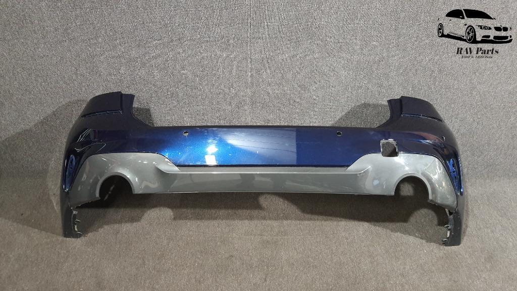 M Pakket Achterbumper BMW 3 Serie G21 Touring Tansanitblau, Auto-onderdelen, Carrosserie, Bumper, BMW, Mini, Voor, Achter, Gebruikt