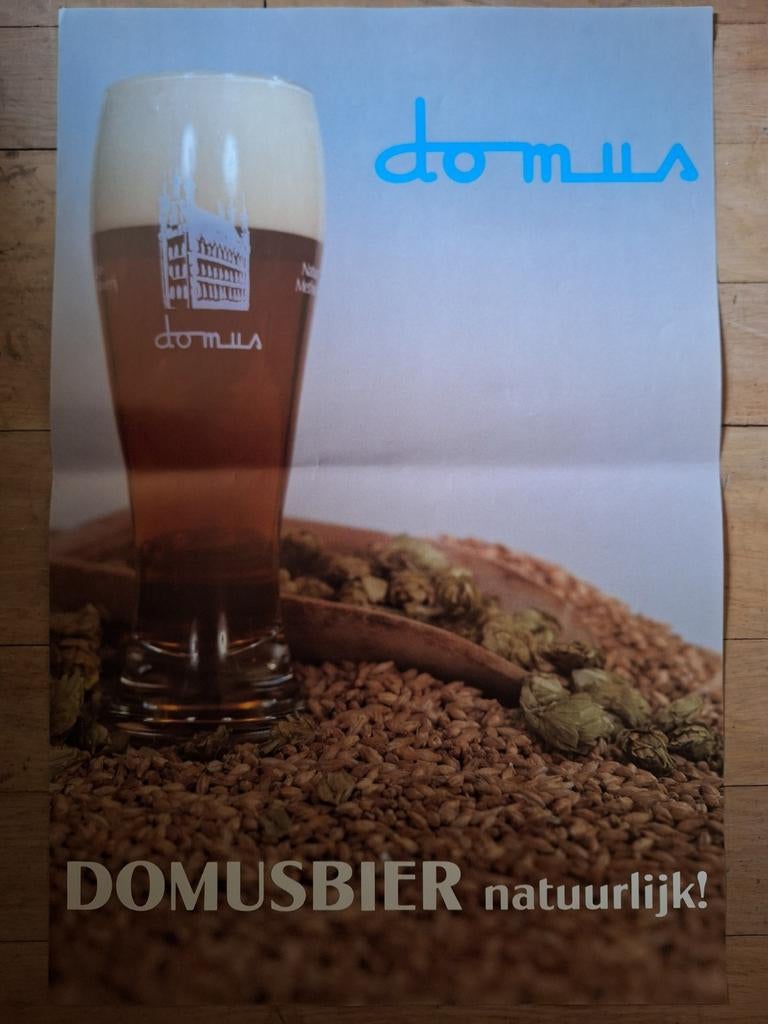 Poster Domus bier brouwerij Domus brauhaus Leuven, Handtassen en Accessoires, Uiterlijk | Dieet en Afvallen, Ophalen of Verzenden