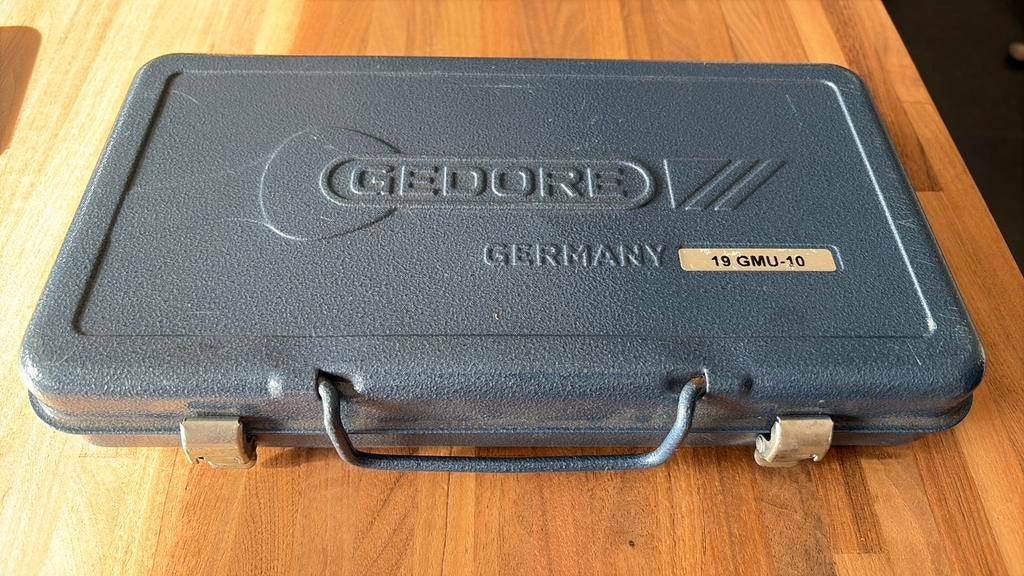 Dopsleutelset Gedore 19 GMU-10, Doe-het-zelf en Bouw, Gereedschapskisten, Ophalen, Gebruikt