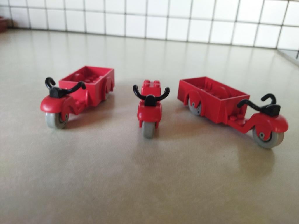 3 motos lego fabuland, Ophalen of Verzenden, Zo goed als nieuw, Lego