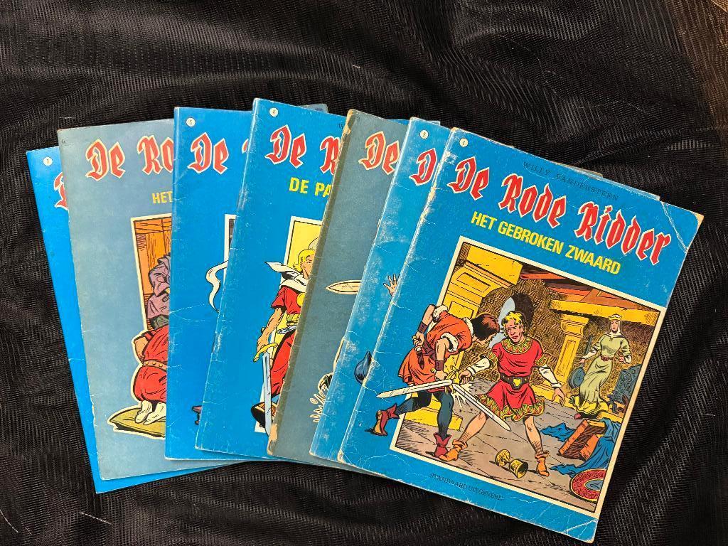 De Rode Ridder – 57 vroege zwart‑wit albums – als set, Willy Vandersteen, Meerdere stripboeken, Ophalen, Gelezen